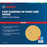 Bosch Professional Expert C470 Schleifblatt, Ø 125mm, K80 ungelocht 50 Stück, für Exzenterschleifer