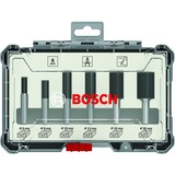 Bosch Professional Nutfräser-Set, 6-teilig 6mm-Schaft