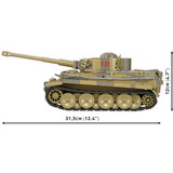 COBI Panzer VI Tiger no131, Konstruktionsspielzeug Maßstab 1:28