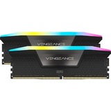 Corsair DIMM 32 GB DDR5-6000 (2x 16 GB) Dual-Kit, Arbeitsspeicher schwarz, CMH32GX5M2B6000C30, Vengeance RGB, INTEL XMP