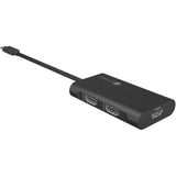 ICY BOX IB-AD1030-C, Adapter schwarz, USB Type-C, HDMI