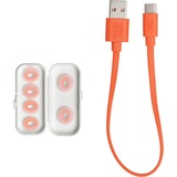 JBL Tune Flex, Kopfhörer weiß, USB-C, Bluetooth