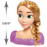 Just Play Disney Princess - Rapunzel Styling Head, Schmink- und Frisierkopf 