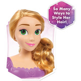 Just Play Disney Princess - Rapunzel Styling Head, Schmink- und Frisierkopf 