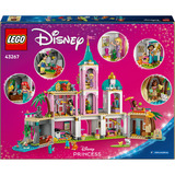 LEGO 43267 Disney Princess Prinzessinnenschloss mit Haustieren, Konstruktionsspielzeug 