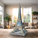 Ravensburger 3D Puzzle Iconics: Eiffelturm - mit Licht 216 Teile