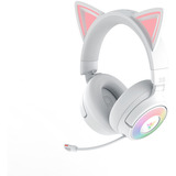 Razer Kraken Kitty V3 Pro, Gaming-Headset weiß, Bluetooth, USB-Dongle, USB-Kabel