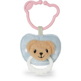 ZAPF Creation Schnuller für Babys BABY born mit Beißring und Clip Teddy-Design waschbar 
