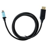 i-tec Adapterkabel USB-C > DisplayPort 4K / 60Hz schwarz, 2 Meter