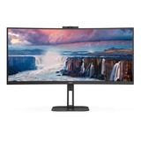 AOC CU34V5CW/BK, LED-Monitor 86.4 cm (34 Zoll), schwarz, WQHD, VA, HDMI, DisplayPort, FreeSync, Webcam, 100Hz Panel