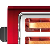 Bosch Home Kompakt-Toaster DesignLine TAT3P424DE rot/schwarz, 970 Watt, für 2 Scheiben Toast
