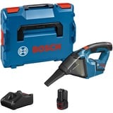 Bosch Professional GAS 12V, Handstaubsauger in L-BOXX mit 2 x 3,0 Ah Akku