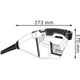 Bosch Professional GAS 12V, Handstaubsauger in L-BOXX mit 2 x 3,0 Ah Akku