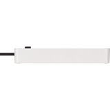 Brennenstuhl Ecolor Steckdosenleiste 3-fach, 2x USB, mit 3 Countdown Timern weiß/schwarz, 1,5 Meter Kabel, USB-A, USB-C, mit Sicherheitsschalter