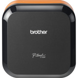Brother P-touch E720BT CUBE Pro, Etikettendrucker schwarz/orange