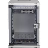 Digitus Netzwerk-Set SOHO Pro 10" 315x300 mm (BxT), IT-Schrank hellgrau, 9 Höheneinheiten