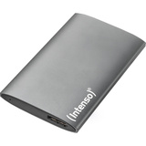 Intenso Portable SSD Premium 128 GB, Externe SSD anthrazit, USB-A 3.2 Gen 1 (5 Gbit/s), 1,8"