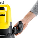 Kärcher Entwässerungspumpe SP 9.500 Dirt, Tauch- / Druckpumpe gelb/schwarz, 280 Watt, für Schmutzwasser