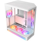NZXT H6 RGB+ ( 2026 ) All White, Tower-Gehäuse weiß, Tempered Glass x 2
