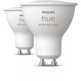 Philips Hue White & Color Ambiance GU10 Smarter Spot Doppelpack, LED-Lampe 