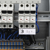 Shelly 3EM-63T Gen3, Modell mit flachem Terminal, 0%, Messgerät weiß, 0% MWST, Energiemessung für PV-Anlagen