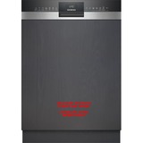 Siemens SN53ES02AE IQ300, Spülmaschine edelstahl (gebürstet)/schwarz, 60 cm, Home Connect