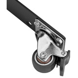 SilverStone Satz mit 2 verbundenen 360°-Lenkrollen SST-RAC-SRW-002, Rack-Gehäuse schwarz, 2 Stück