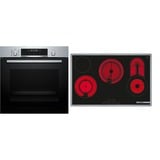 Bosch HBD672LS82  Serie 6, Backofen-Set schwarz/edelstahl
