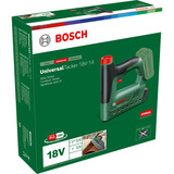 Bosch Heimwerken & Garten UniversalTacker 18V-14, 18Volt, Elektrotacker grün/schwarz, ohne Akku und Ladegerät, POWER FOR ALL ALLIANCE