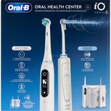 Braun Center OxyJet Reinigungssystem - Munddusche + Oral-B iO6, Mundpflege weiß