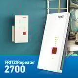 FRITZ! FRITZ!Repeater 2700 weiß/grau, Wi-Fi 7 mit bis zu 6,5 GBit/s