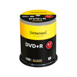 Intenso DVD+R 4,7 GB, DVD-Rohlinge 16fach, 100 Stück