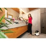 Kärcher SC 4 Deluxe EasyFix, Dampfreiniger weiß/schwarz, 2.250 Watt, mit Bodenreinigungsset EasyFix