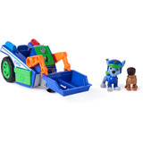 Spin Master Paw Patrol - Search & Rescue: Rockys Recycling-Fahrzeug mit 2 Figuren, Spielfahrzeug 