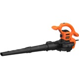 BLACK+DECKER 3-in-1 Elektro-Laubsauger BEBLV260-QS, Laubsauger/Laubbläser schwarz/orange, 2.600 Watt