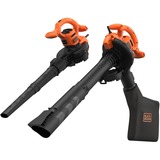 BLACK+DECKER 3-in-1 Elektro-Laubsauger BEBLV260-QS, Laubsauger/Laubbläser schwarz/orange, 2.600 Watt