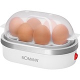 Bomann Eierkocher EK 5022 CB weiß/silber, 400 Watt, für 6 Eier