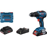 Bosch Akku-Bohrschrauber GSR 18V-55 Professional, 18Volt blau/schwarz, 2x Li-Ion Akku ProCORE18V 4,0Ah, L-BOXX