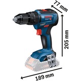 Bosch Akku-Schlagbohrschrauber GSB 18V-55 Professional, 18Volt blau/schwarz, 2x Li-Ion Akku ProCORE18V 4,0Ah, L-BOXX