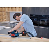 Bosch Akku-Tauchsäge BITURBO GKT 18V-52 GC Professional, Handkreissäge blau/schwarz, 2x Akku ProCORE18V 5,5Ah, Führungsschiene, L-BOXX