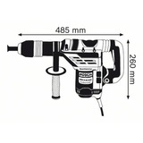 Bosch Bohrhammer GBH 5-40 DCE Professional blau, 1.150 Watt, Koffer