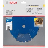 Bosch EXPERT Construct Wood Kreissägeblatt, Ø 165mm, 24Z Bohrung 20mm, für Handkreissägen