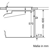 Bosch HBA537BS0 Serie 6, Backofen edelstahl