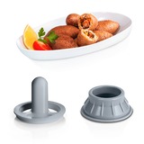 Bosch Home Fleischwolf ProPower MFW68660 silber/schwarz, 800 Watt, Fruchtpressen-, Schnitzler-, Wurstfüller- und Kebbe-Aufsatz