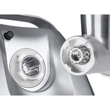 Bosch Home Fleischwolf ProPower MFW68660 silber/schwarz, 800 Watt, Fruchtpressen-, Schnitzler-, Wurstfüller- und Kebbe-Aufsatz