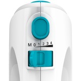 Bosch Home Handmixer CleverMixx FUN MFQ2210D weiß/türkis, 375 Watt