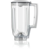 Bosch Home Mixeraufsatz MUZ5MX1, Kunststoff weiß/transparent, 1,25 Liter, für Küchenmaschine MUM Serie 2, MUM Serie 4, MUM5