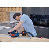 Bosch PRO Akku-Tauchsäge BITURBO GKT 18V-52 GC Professional, Handkreissäge blau/schwarz, 2x Akku ProCORE18V 5,5Ah, Führungsschiene, L-BOXX