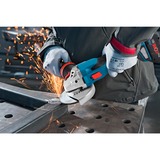Bosch PRO Akku-Winkelschleifer BITURBO GWS 18V-15 C Professional solo blau/schwarz, ohne Akku und Ladegerät, in L-BOXX