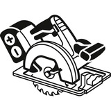 Bosch PRO Aluminium cordless Kreissägeblatt, Ø 165mm, 54Z Bohrung 20mm, für Akku-Handkreissägen